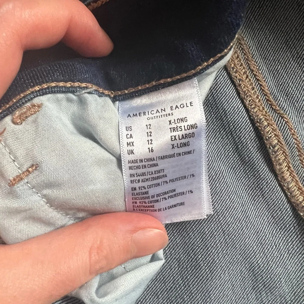 AE 12-XLong High Rise Jeggings - Picture 3 of 4